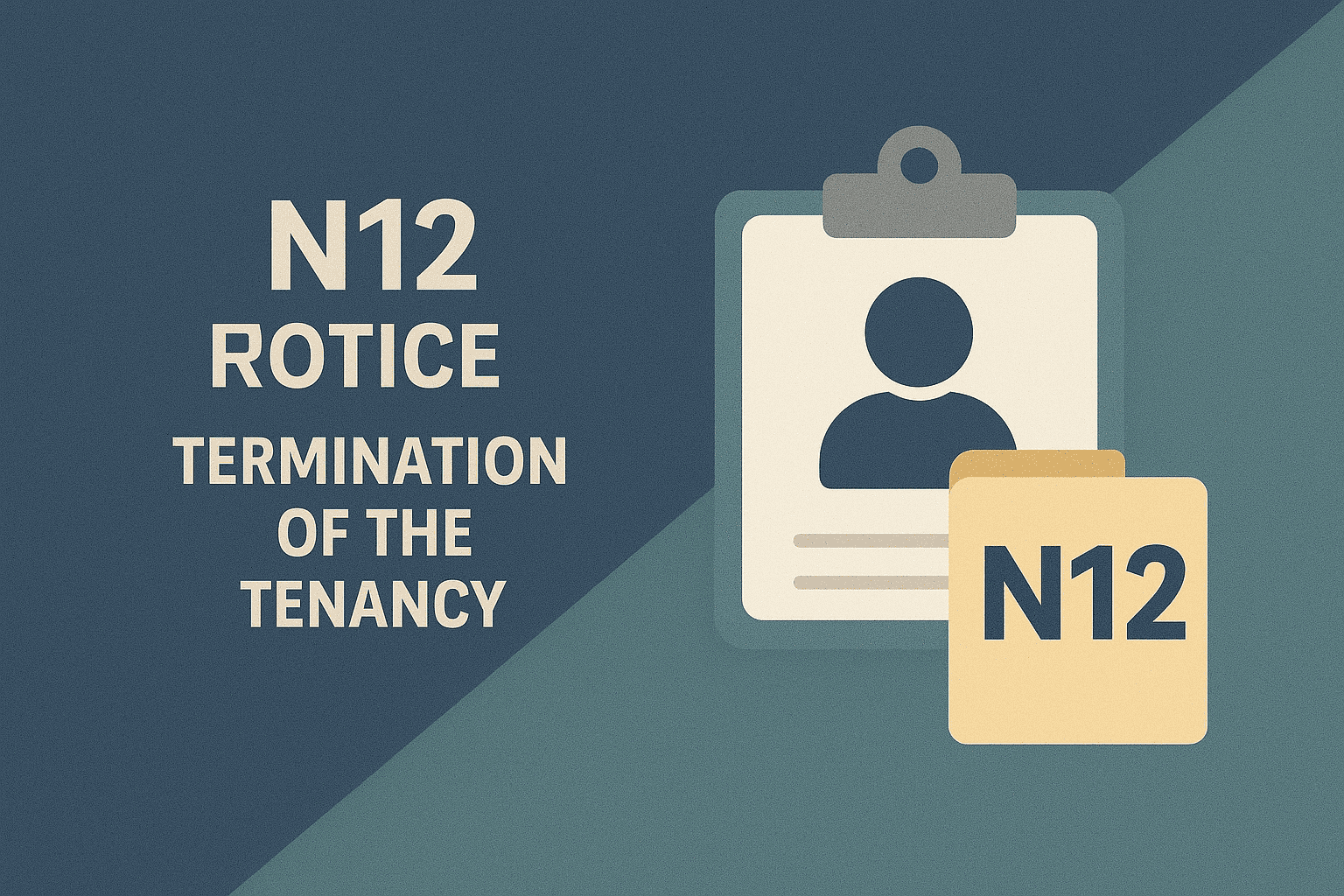 N12 notice preparation — landlord or purchaser's own use — LTB Landlord Paralegal